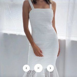 JAUS - DIANA DRESS - WHITE